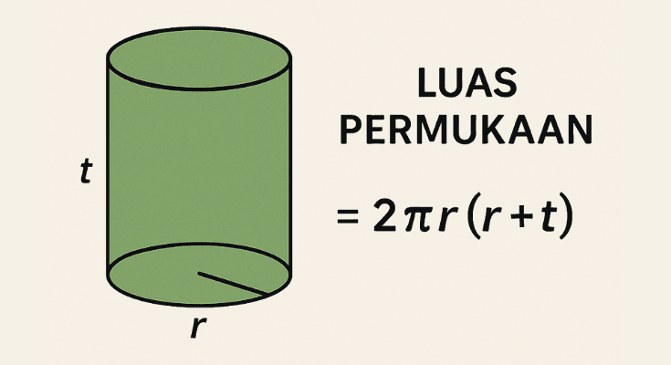 Rumus Luas Permukaan Tabung yang Mudah Dipahami, Lengkap dengan Contoh Soal dan Cara Menghitung!