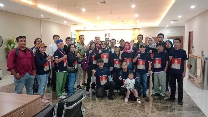 Keluarga Iptu Tomi Marbun Geruduk Bareskrim, Desak Kapolri Bentuk Tim Pencari Fakta