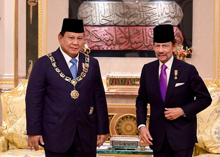 Presiden Prabowo Terima Bintang Kebesaran Tertinggi Brunei Darussalam, seperti Soeharto dan Jokowi