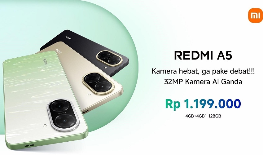 Redmi A5, Smartphone Sejutaan Terbaik dari Xiaomi di 2025