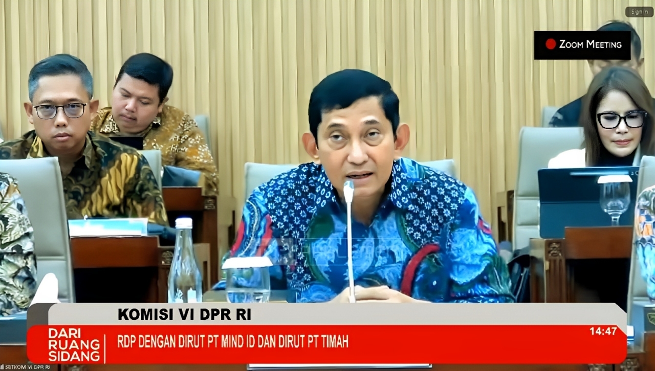 Di Hadapan DPR, Bos MIND ID Pastikan Perkuat Tata Kelola Timah