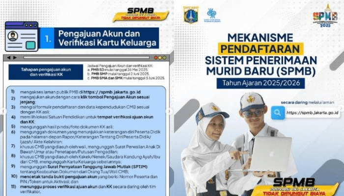Lengkap! Cara Pengajuan Akun SPMB DKI Jakarta 2025: Cek Dokumen yang Dibutuhkan dan Link Resminya