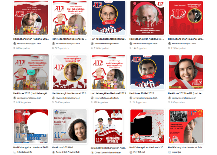 15 Link Twibbon Hari Kebangkitan Nasional, Cocok Share di Medsos