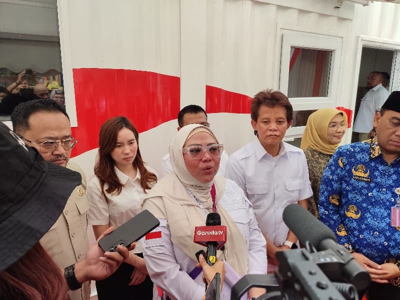 Gerindra Buka Klinik Modular Gratis, Pedagang Pasar Cengkareng Bisa Akses Kesehatan Tanpa Biaya