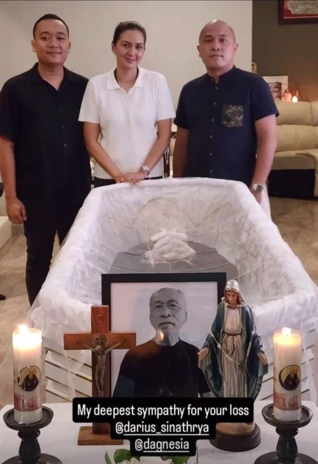 Donna Agnesia Ungkap Mendiang Ayah Mertua Alami Stroke Pertama Kali Tahun 2017