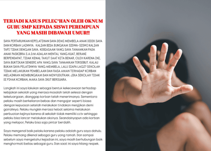 Viral! Salah Satu SMP di Depok Diduga Berusaha Tutupi Kasus Pelecehan, Netizen Desak KPAI dan Dedi Mulyadi Bertindak