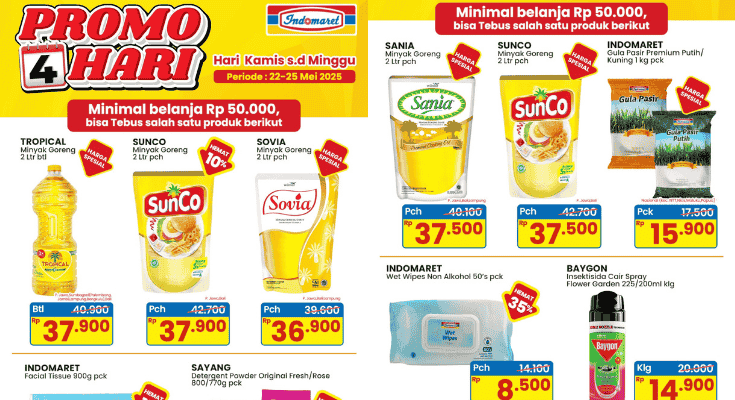 Katalog Promo JSM Indomaret 22-25 Mei 2025 Terbaru, Banyak Diskon dan Harga Spesial!