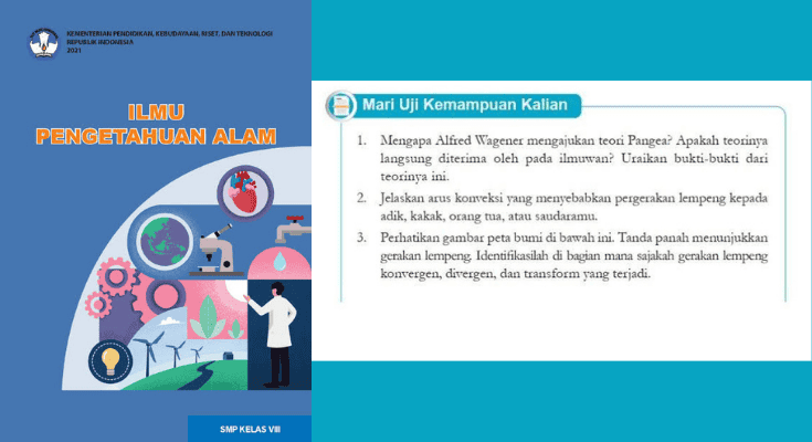 Kunci Jawaban IPA Kelas 8 Halaman 188 189 Kurikulum Merdeka: Membahas Struktur Bumi!