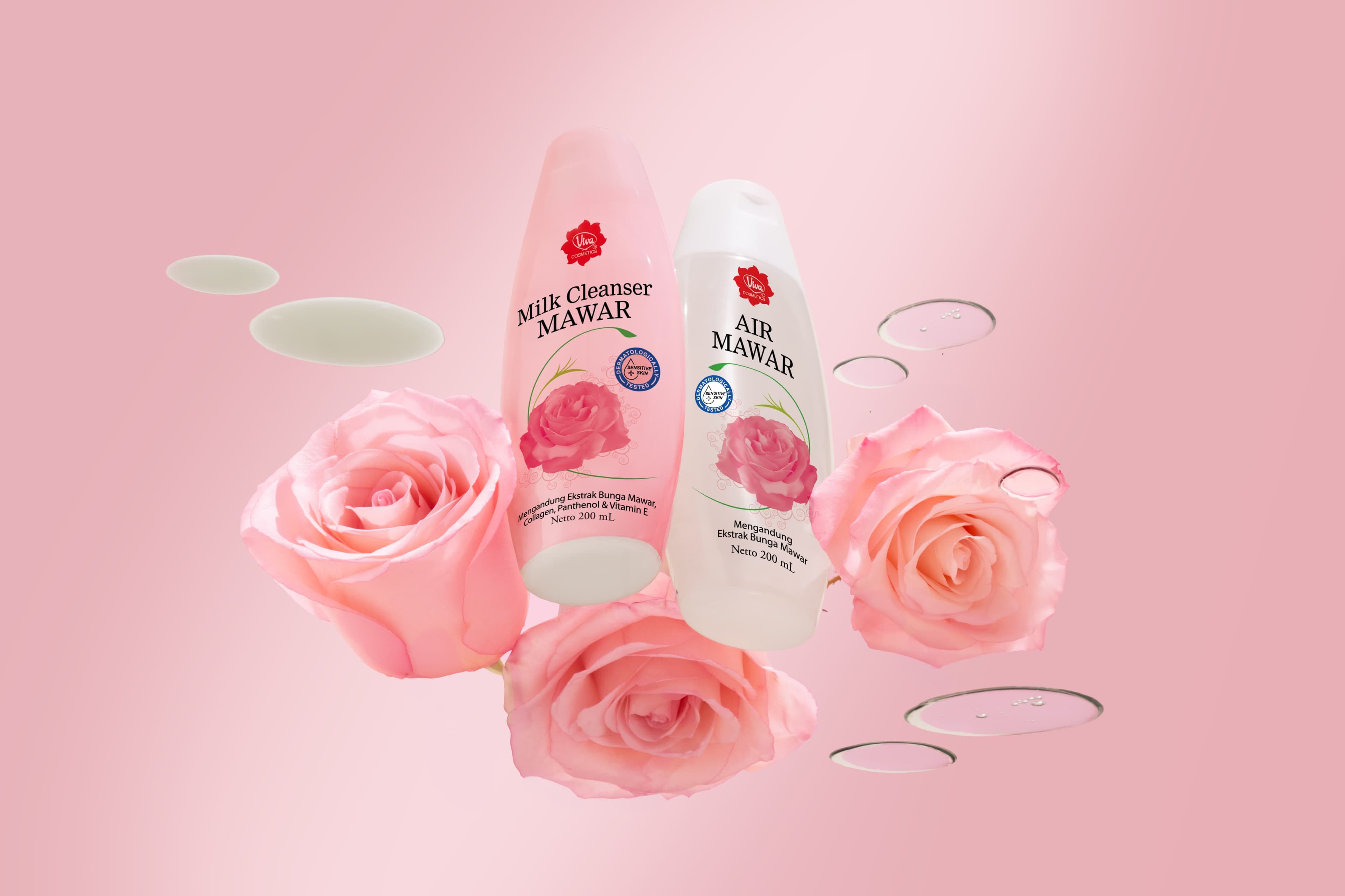 Viva Cosmetics Hadirkan Milk Cleanser Mawar untuk Kulit Sensitif