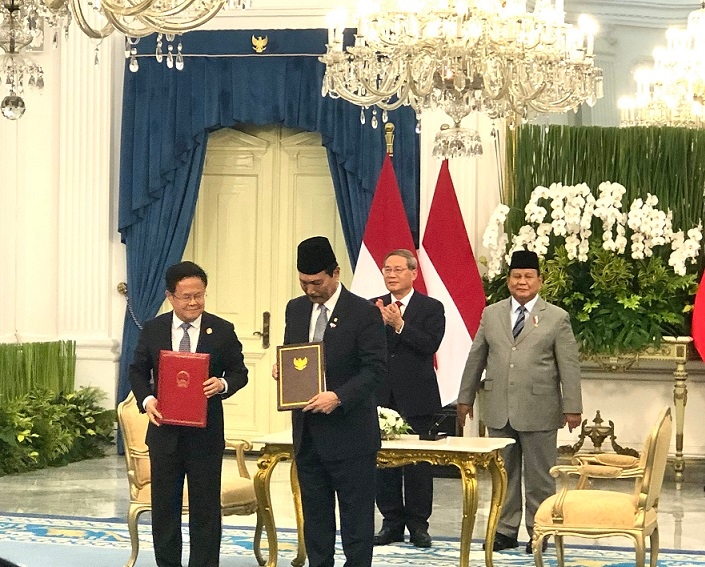 Presiden Prabowo dan PM Li Qiang Saksikan Penandatanganan 12 Nota Kesepahaman Strategis Indonesia dan China