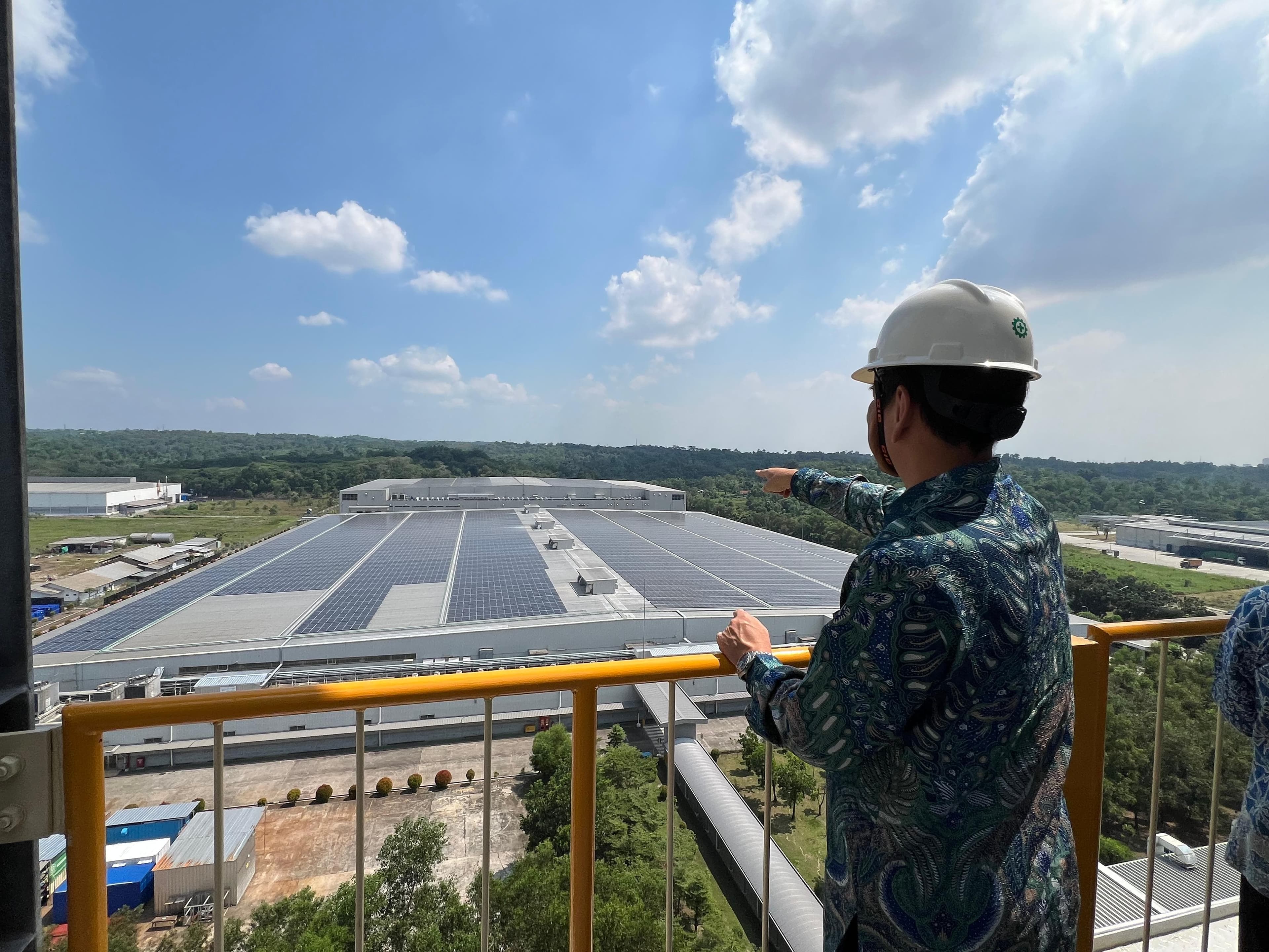 Kao Indonesia Resmikan Fasilitas Pembangkit Listrik Tenaga Surya di Karawang