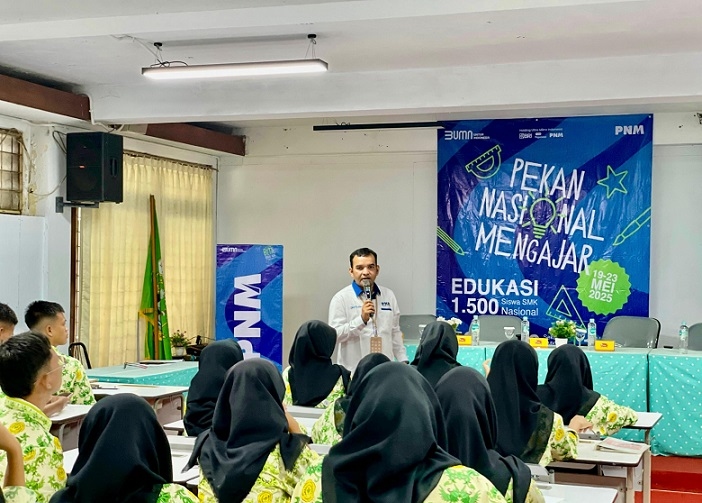 PNM Ajak Ribuan Siswa SMK Berani Berwirausaha Lewat Pekan Nasional Mengajar
