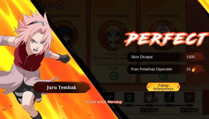 Apa Saja Item Pemberi Point dalam Mini Game Pelatihan Taijutsu di Event Jalan Seorang Ninja? Cek Jawaban di Sini!