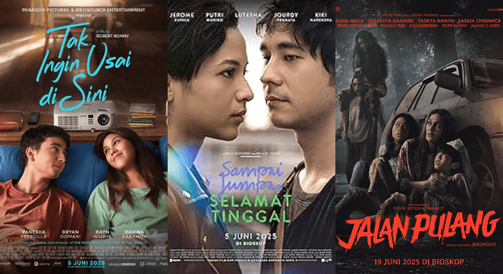 10 Daftar Film Bioskop Indonesia Tayang di Bulan Juni 2025: Banyak Genre Drama, Keluarga, Komedi, hingga Horor!