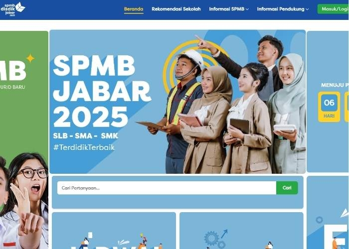 Link Pendaftaran SPMB Jabar 2025 SMA dan SMK, Lengkap dengan Jadwalnya!