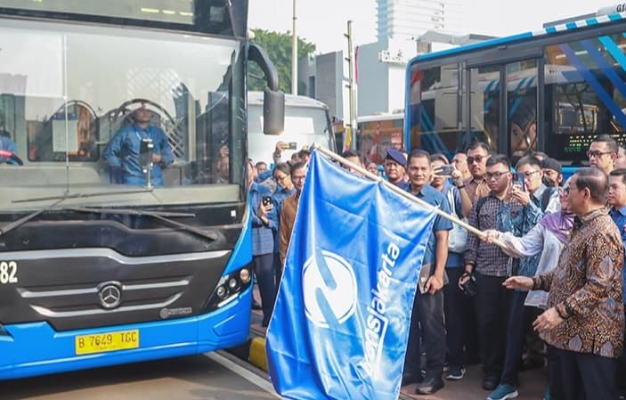 Pramono Anung Resmikan Rute Baru Transjabodetabek Bogor-Blok M, Warga Makin Nyaman Beraktivitas Bebas Macet