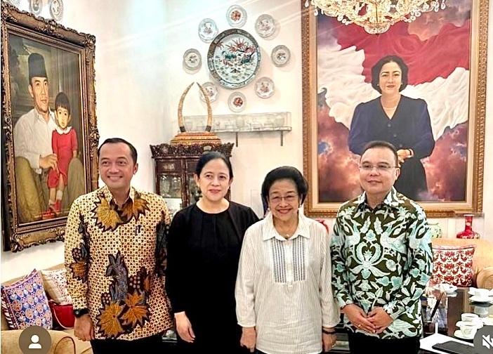 Dasco dan Mensesneg Sambangi Megawati, Dapat Wejangan untuk Pemerintahan Prabowo