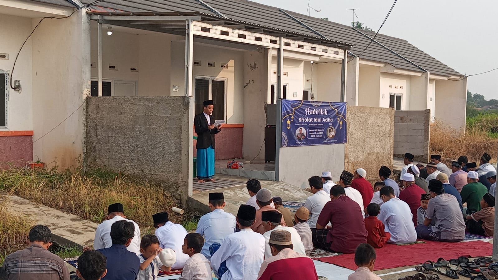 Warga Perumahan GPS Gelar Sholat Idul Adha dan Kurban Perdana dengan Penuh Kebersamaan