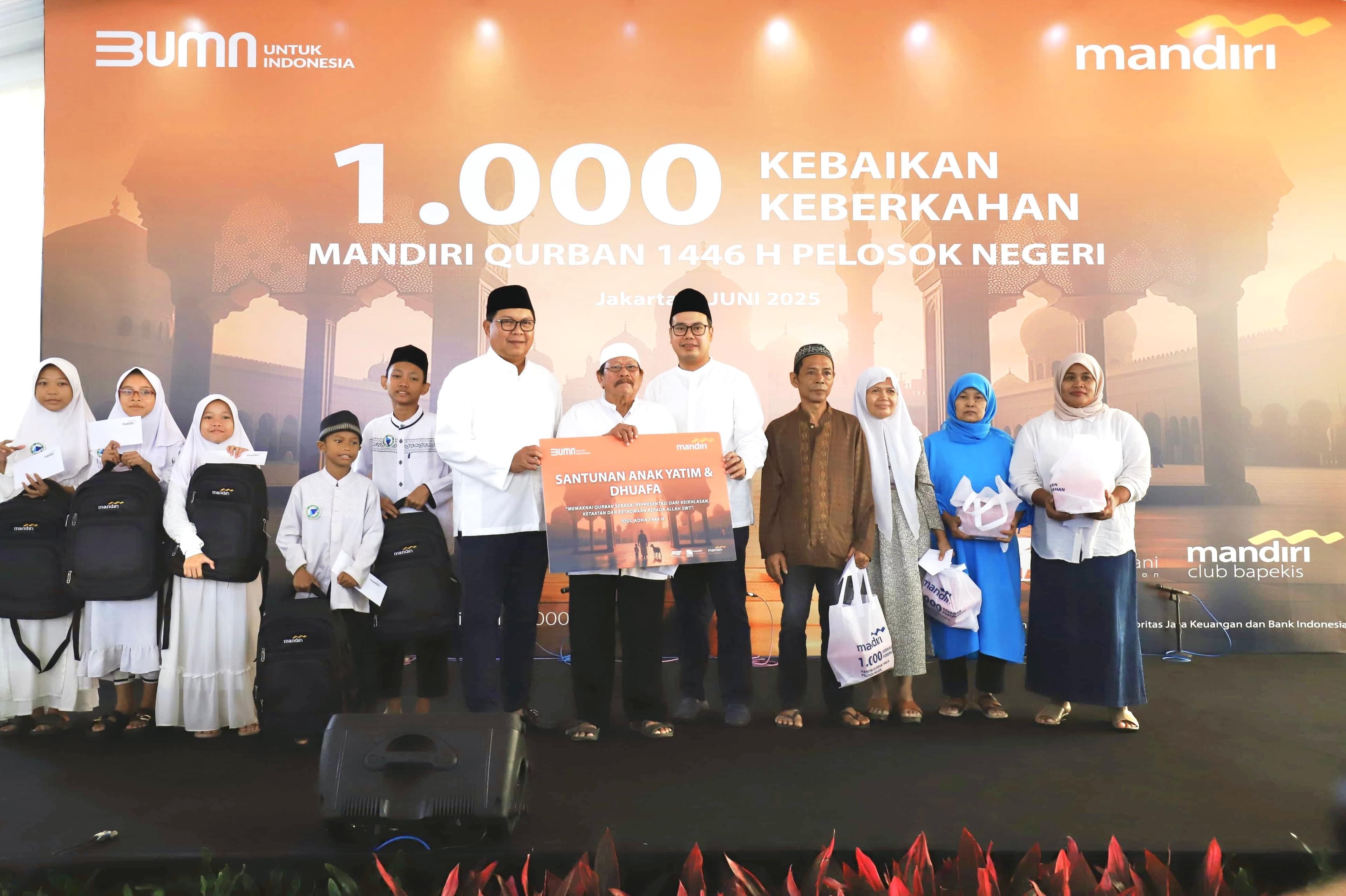 Bank Mandiri Perkuat Komitmen Kepada Masyarakat Lewat Program Kurban di Iduladha 1446H