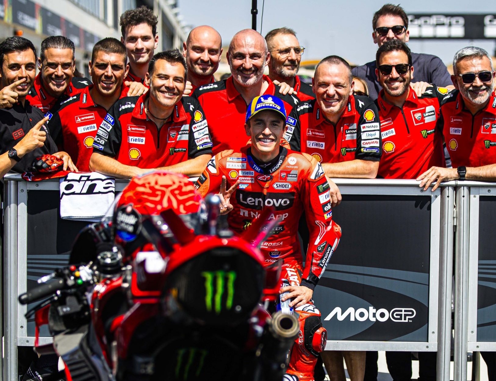 MotoGP Aragon: Marc Marquez Tercepat di Sesi Sprint Race, Ungguli Alex dan Aldeguer