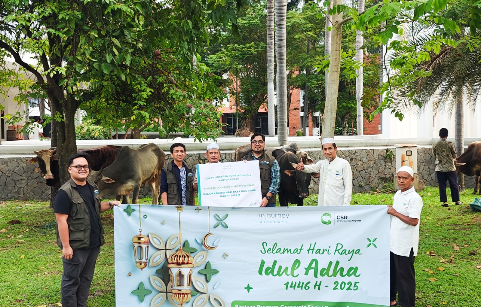 Iduladha 2025, InJourney Airports Salurkan 92 Hewan Kurban Melalui 37 Bandara di Seluruh Indonesia