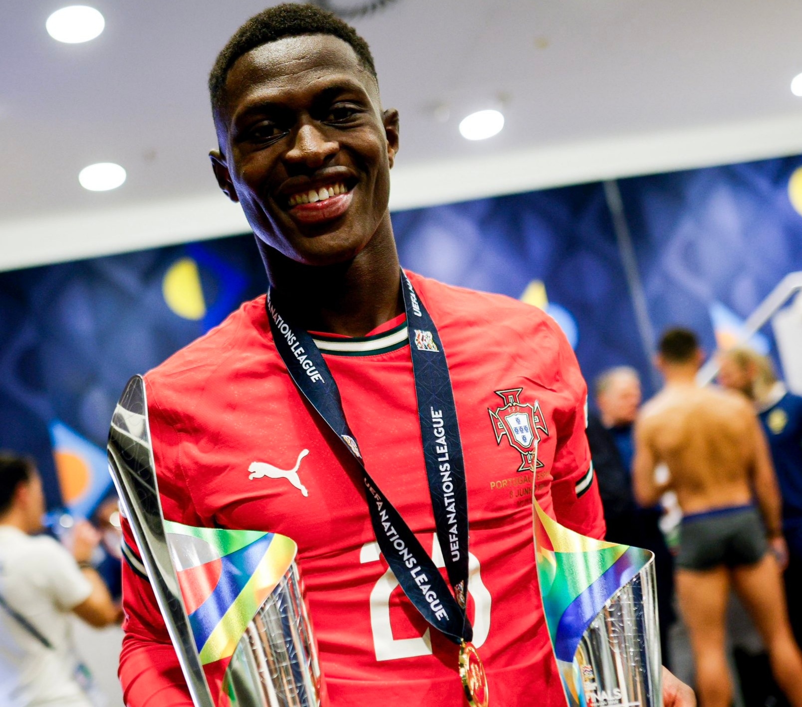 Nuno Mendes Jadi Man of the Match Laga Final UEFA Nations League Portugal vs Spanyol