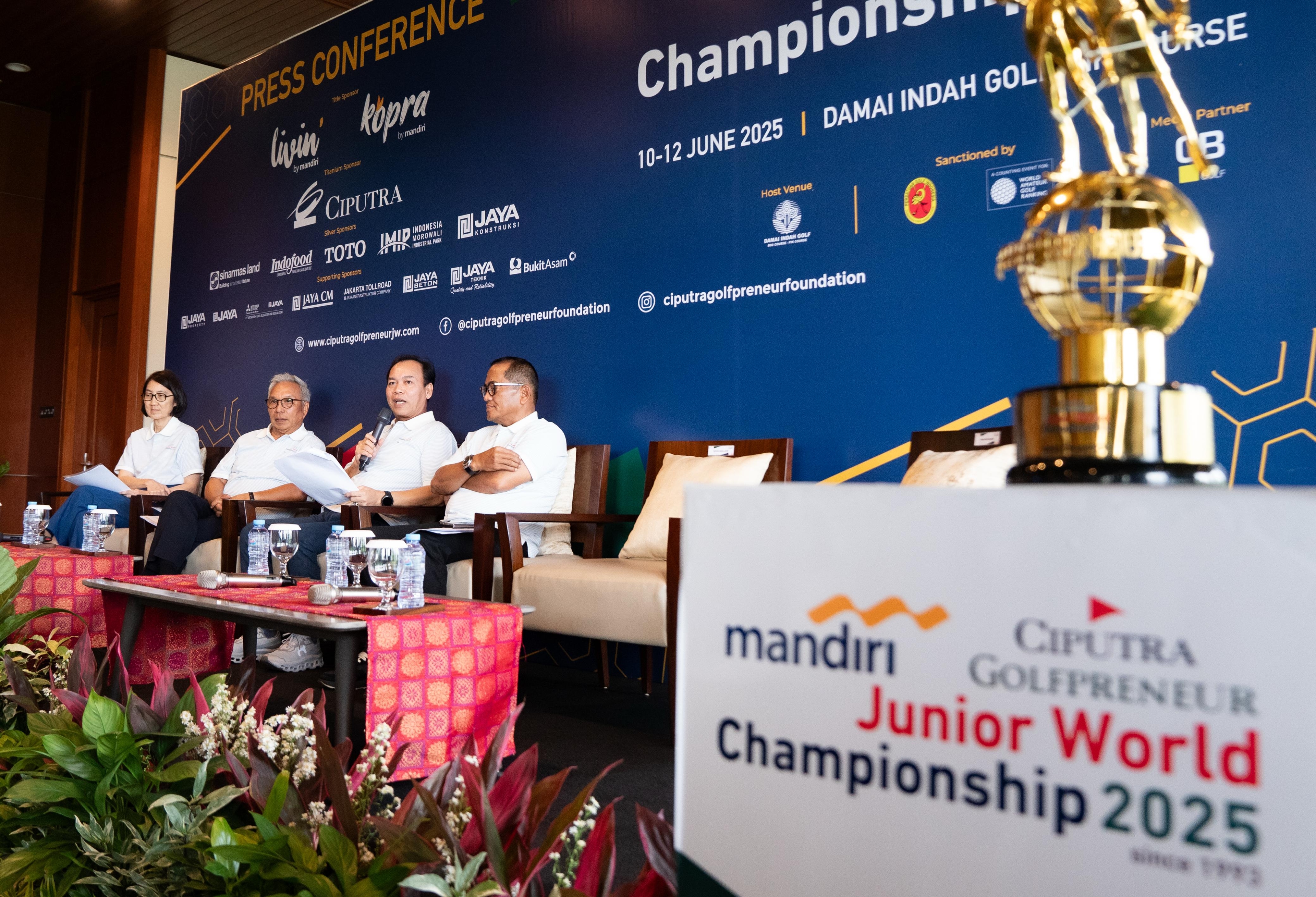 Akselerasi Atlet Muda Menuju Dunia, Mandiri Ciputra Golfpreneur Junior World Championship 2025 Resmi Digelar
