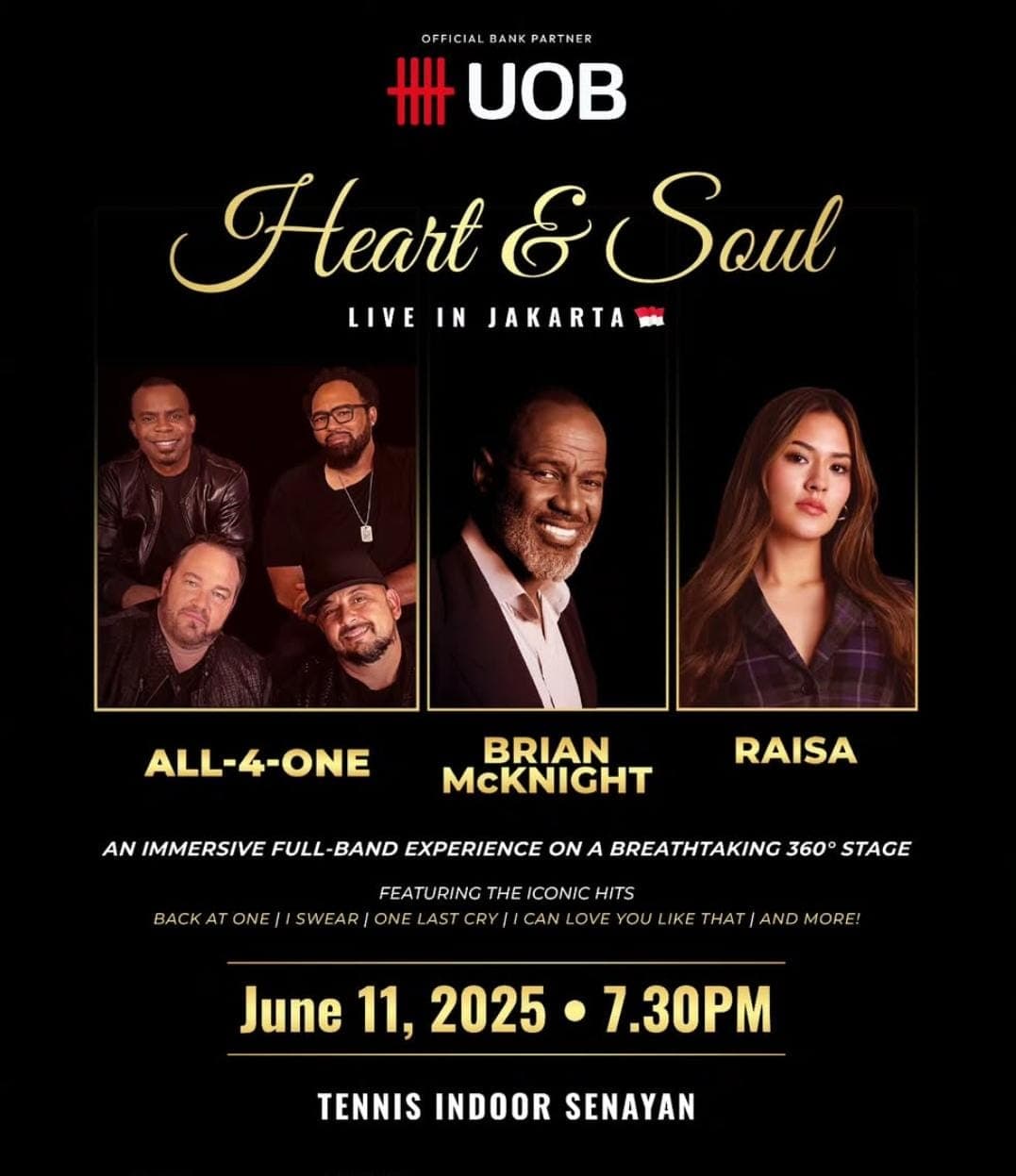 Konser Heart & Soul Live in Jakarta 2025 Hadir dengan Panggung 360 Derajat