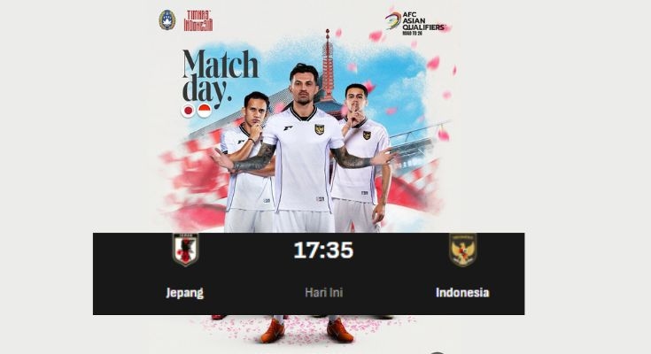 Cek Link Live Score Timnas Indonesia vs Jepang Hari Ini 10 Juni 2025 di Kualifikasi Piala Dunia 2026 Zona Asia, Pantau Hasilnya Secara Langsung!
