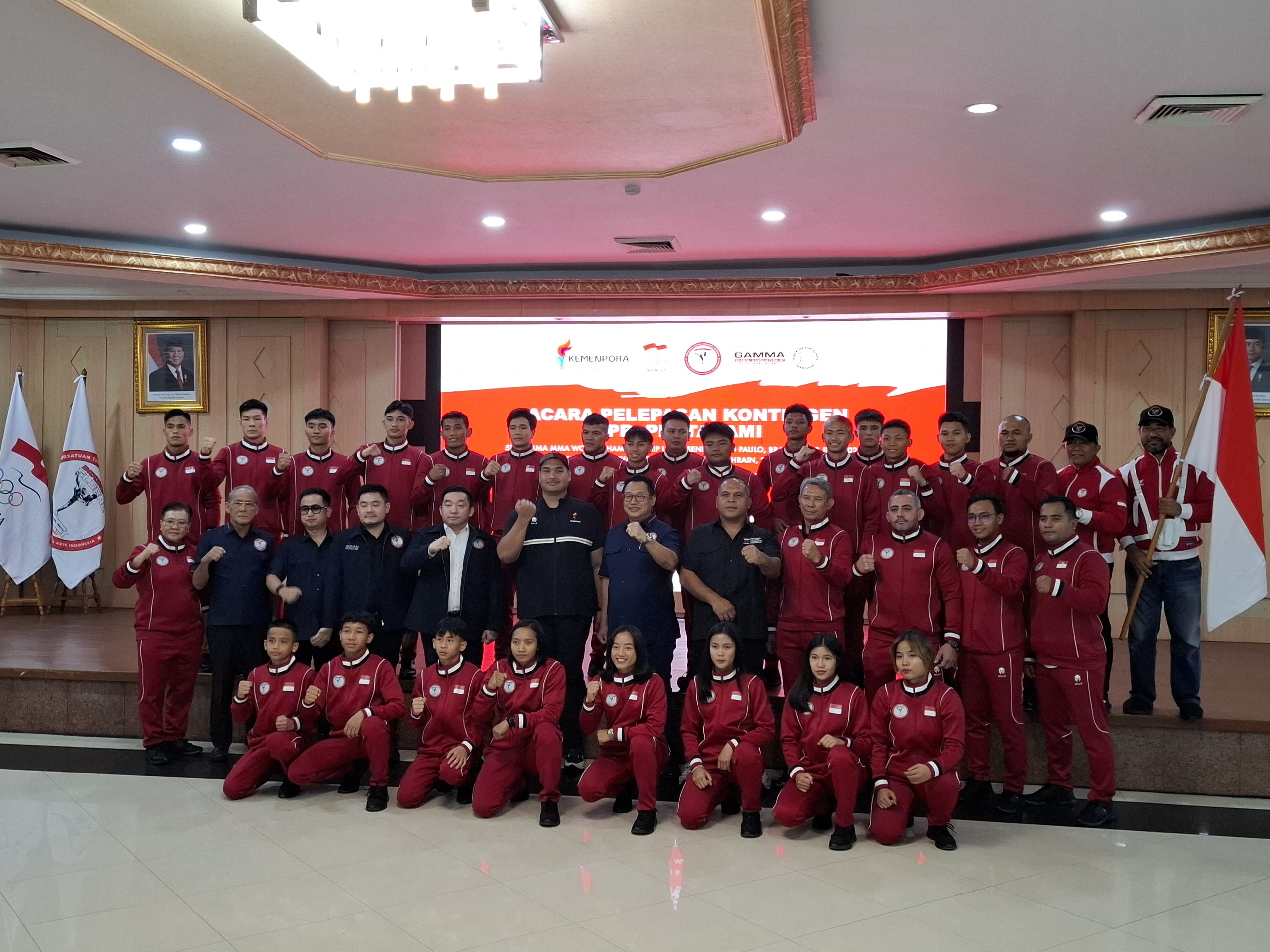 Pertacami Kirim 22 Atlet MMA ke Brasil dan Bahrain