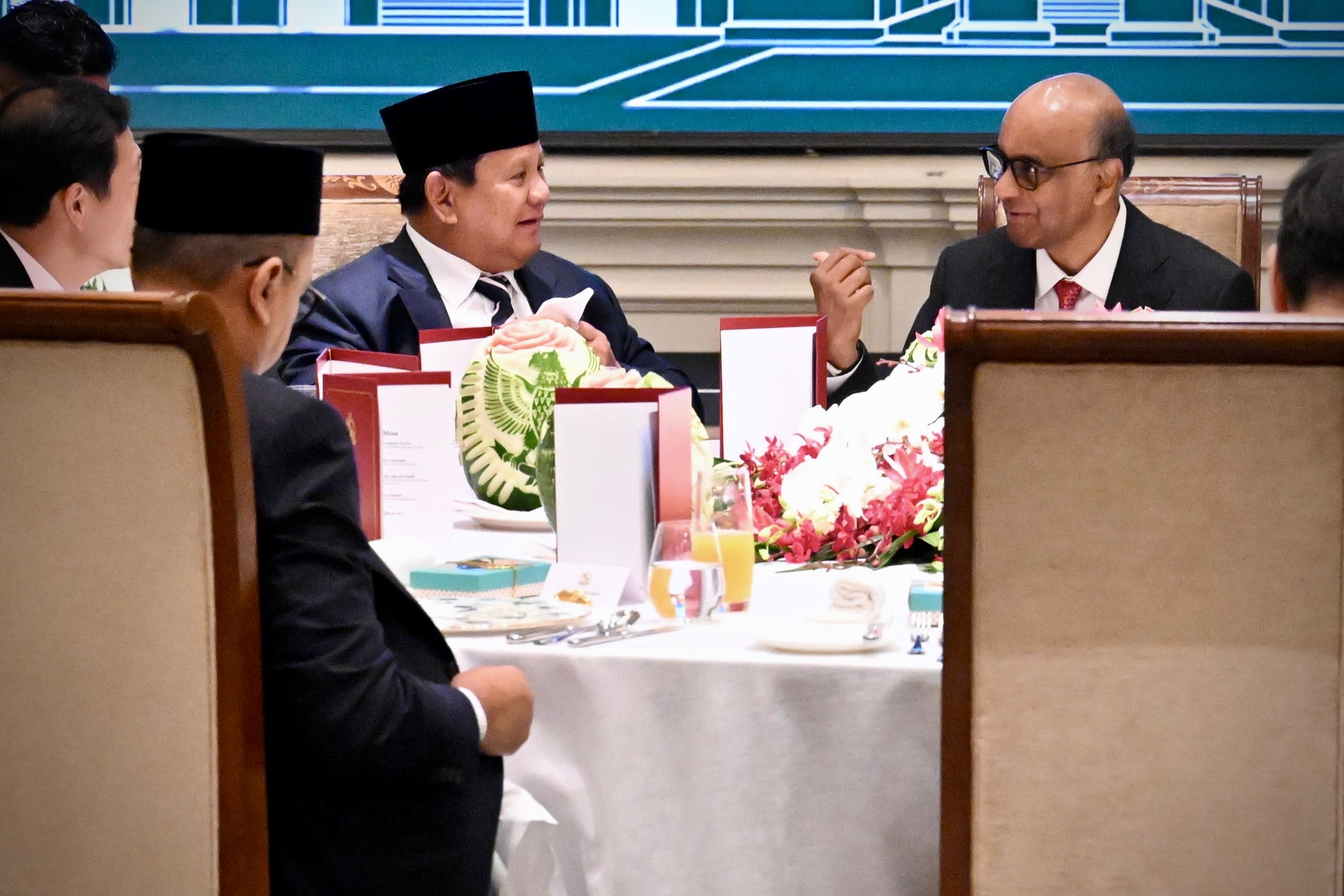 Ikuti Jamuan Kenegaraan, Prabowo: Saya Bukan Pendatang Baru, Saya Tumbuh Besar di Singapura