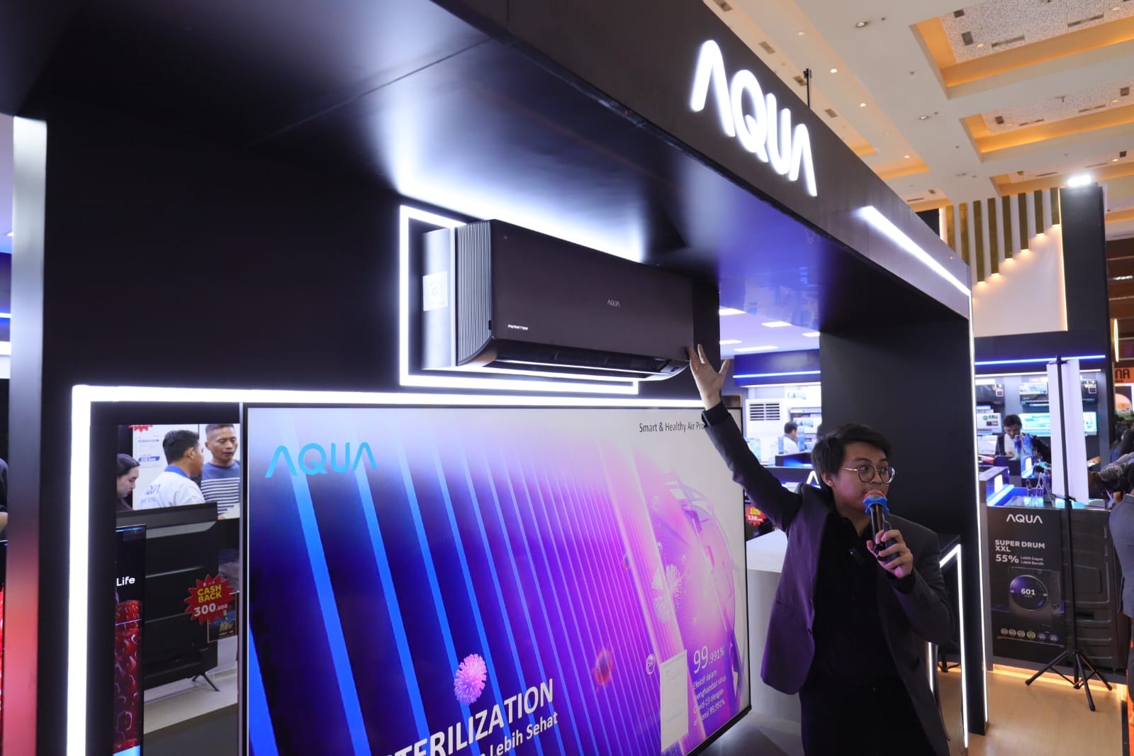 AQUA Elektronik Hadirkan AC 2 PK UV Cool Premium untuk Udara Lebih Sehat di Rumah