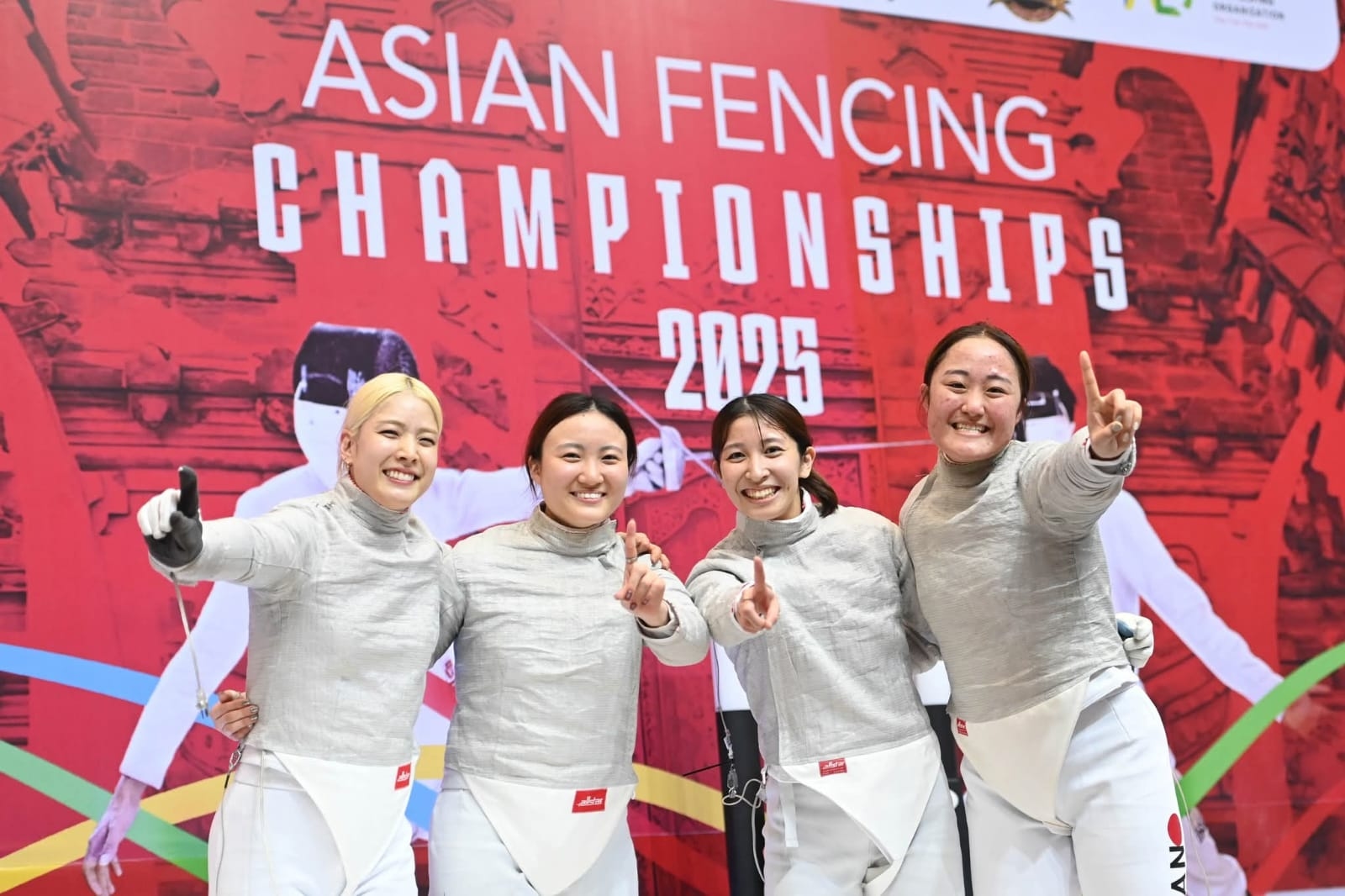 Rebut Emas Keenam dari Sabel Beregu Putri, Jepang Kukuhkan Dominasi di Kejuaraan Anggar Asia 2025