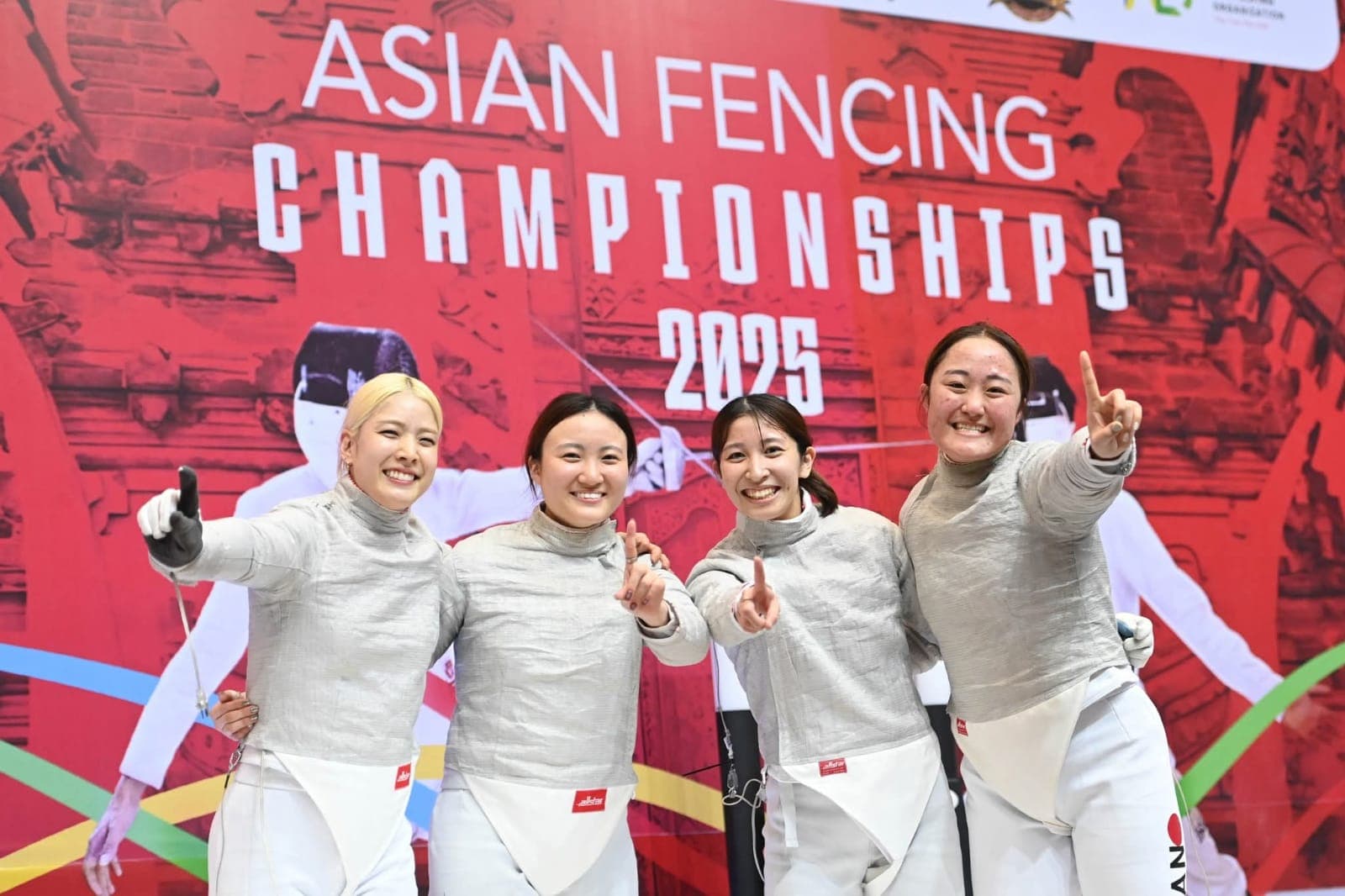 Rebut Emas Keenam dari Sabel Beregu Putri, Jepang Kukuhkan Dominasi di Kejuaraan Anggar Asia 2025