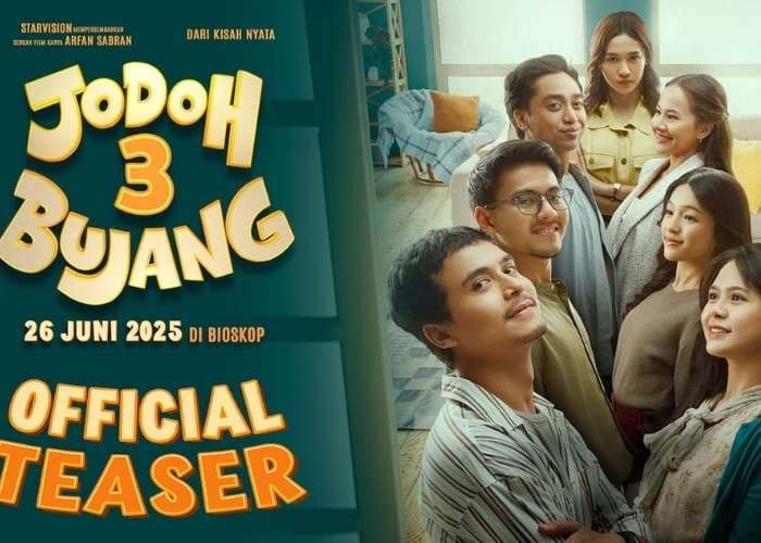 Sinopsis dan Daftar Pemain Film Jodoh 3 Bujang Tayang Akhir Bulan Juni 2025, Diperankan Oleh Jourdy Pranata!