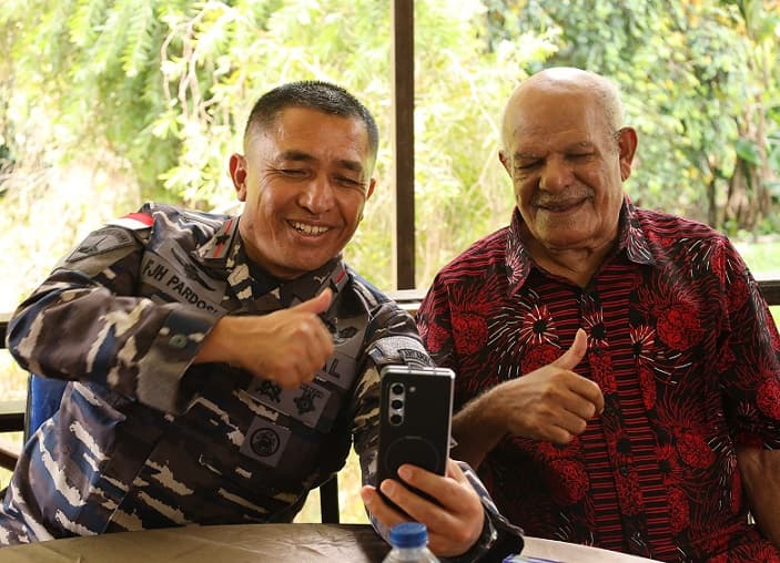 Langkah Hormat di Tanah Leluhur, Brigjen Pardosi dan Para-Para Adat Papua