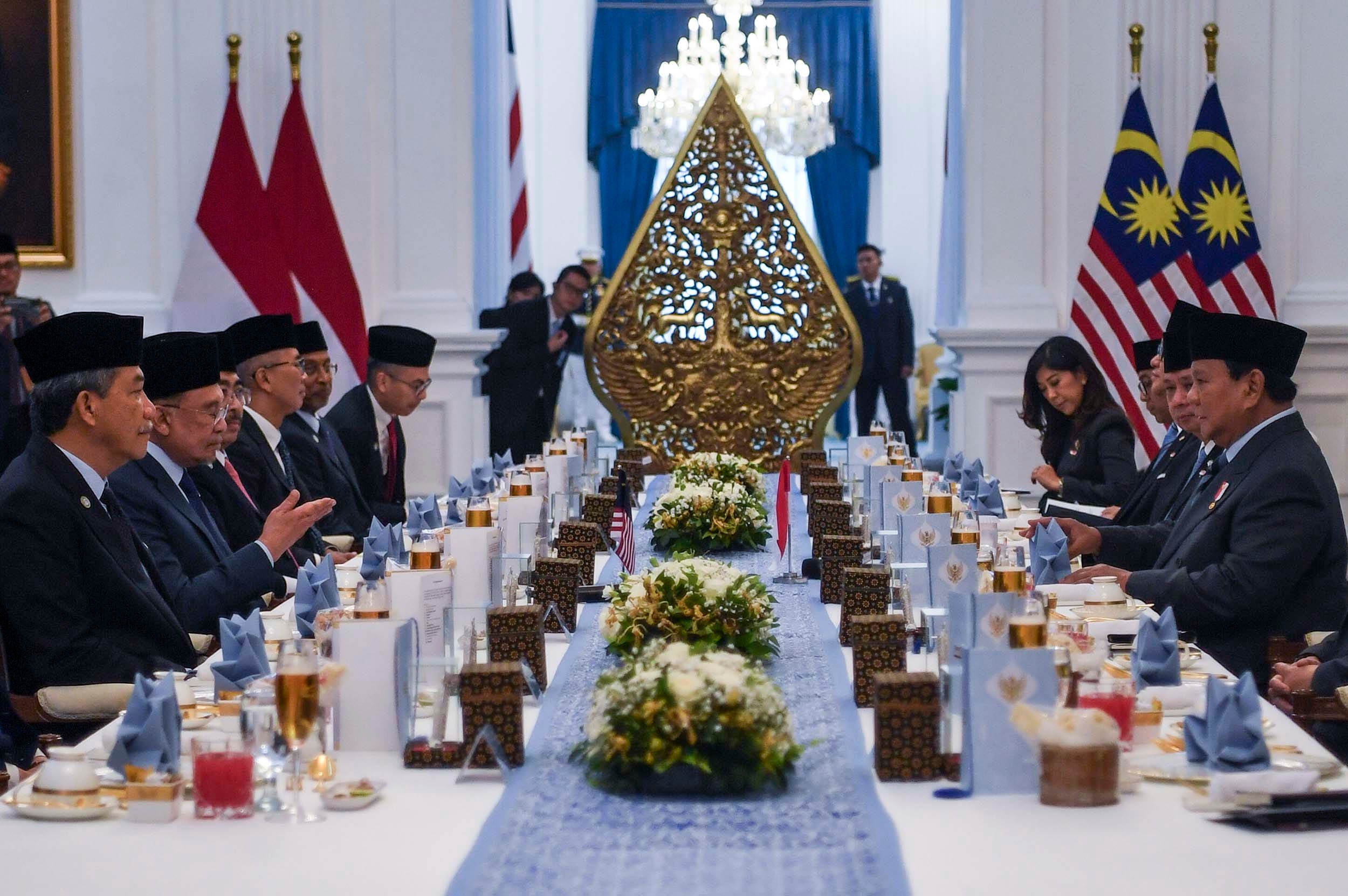 Prabowo–Anwar Bahas Konflik Global dan Serukan Perdamaian Palestina