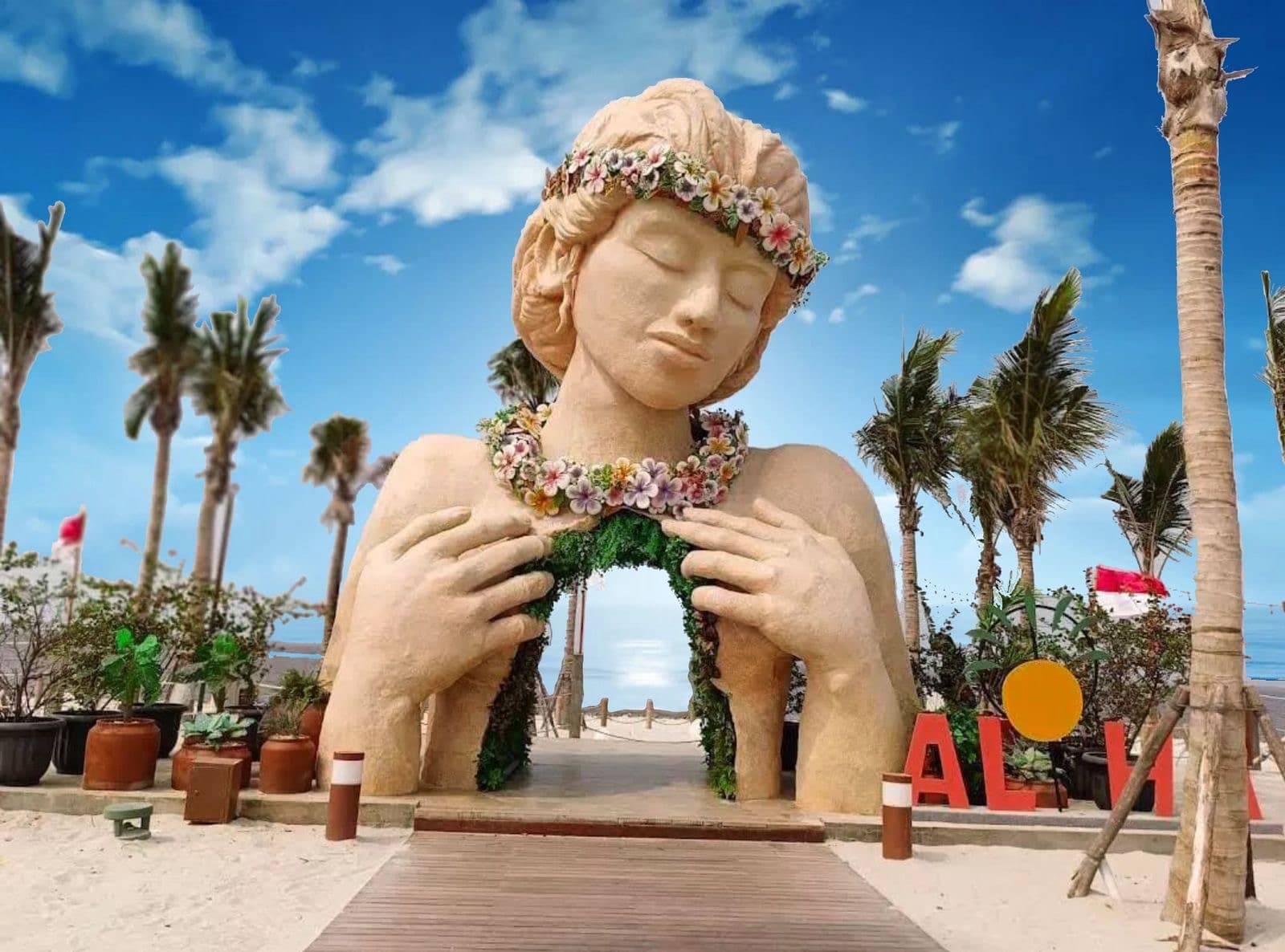 Aloha Pasir Putih: Suasana Tropis yang Instagramable dan Ramah Anak di PIK2