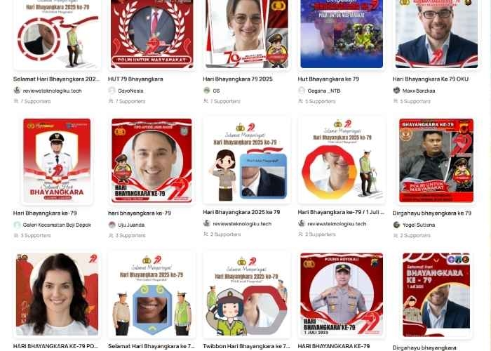 15 Twibbon Hari Bhayangkara ke-79 yang Menarik dan Gratis, Klik di Sini!