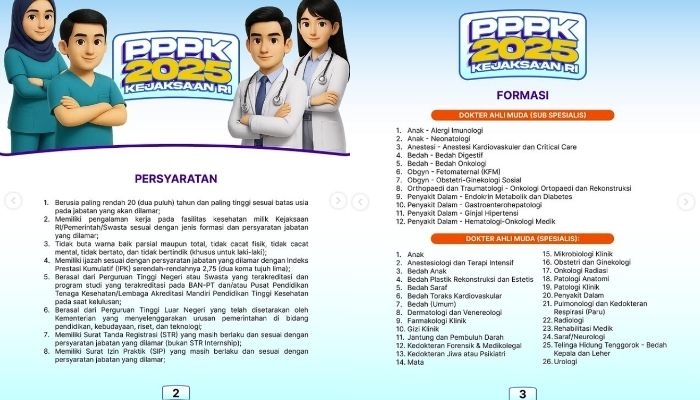 Ini Syarat PPPK Kejaksaan 2025 dan Jadwal Pendaftaran Resmi, Cek Sekarang!