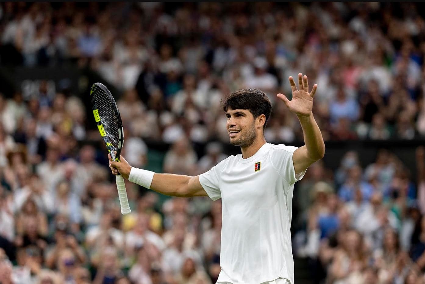 Wimbledon: Tertinggal Lebih Dulu, Carlos Alcaraz Bangkit Melaju ke Perempat Final Singkirkan Rublev