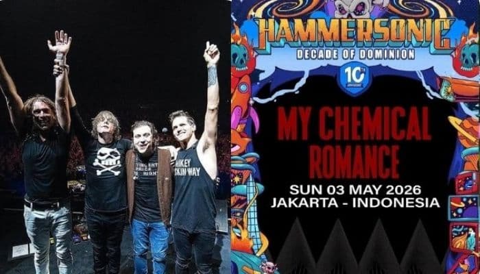 My Chemical Romance Absen di Hammersonic 2026, Promotor Tetap Gelar Konser di Jakarta