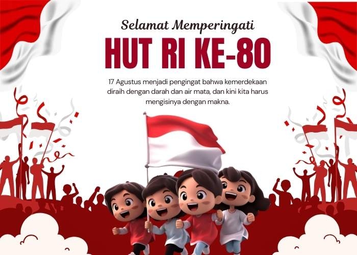 15 Inspirasi Desain Poster HUT RI ke-80 untuk Lomba 17 Agustus, Tinggal Klik Link di Sini!