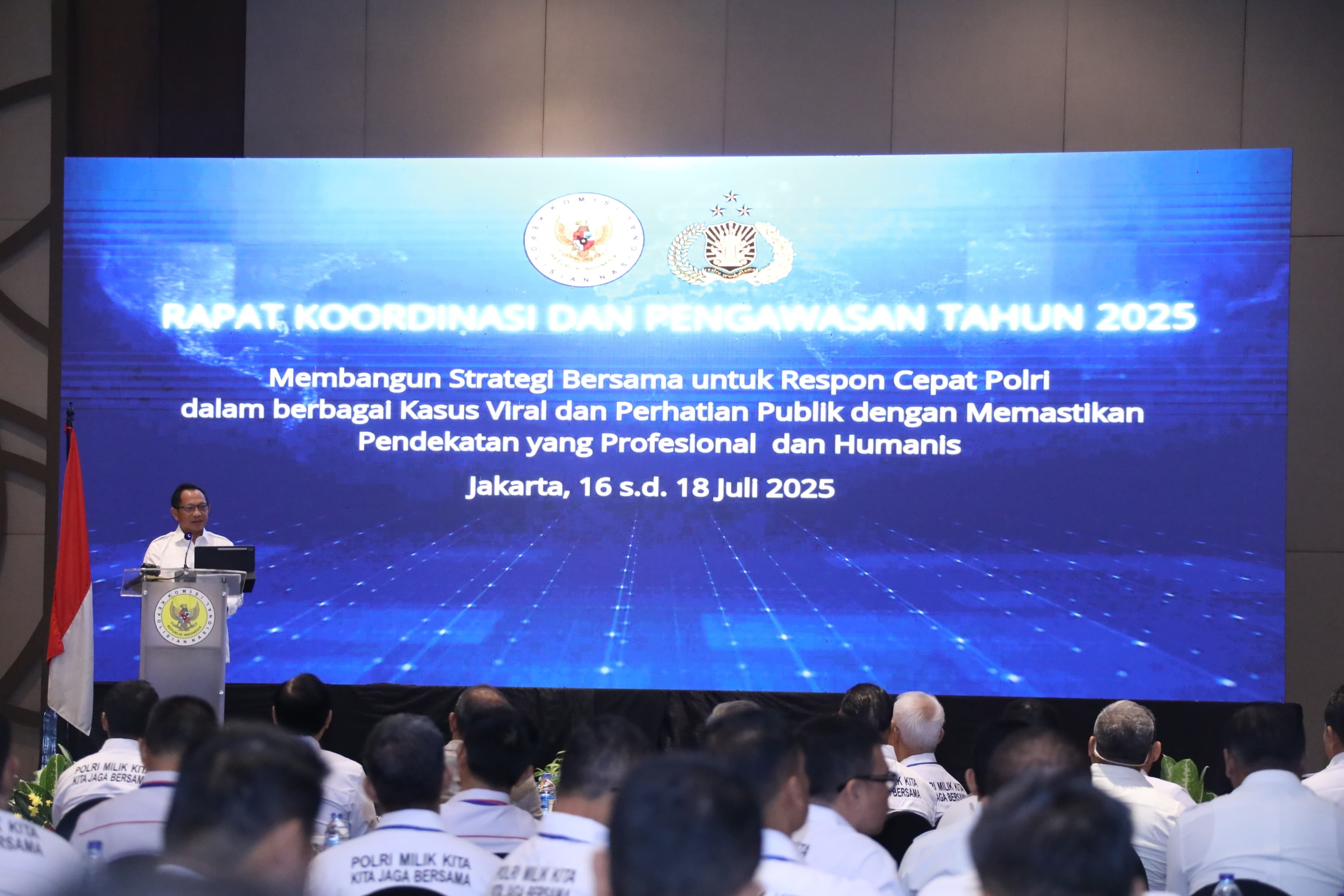 Mendagri Buka Rakor Pengawasan Kompolnas Bersama Polri Tahun 2025