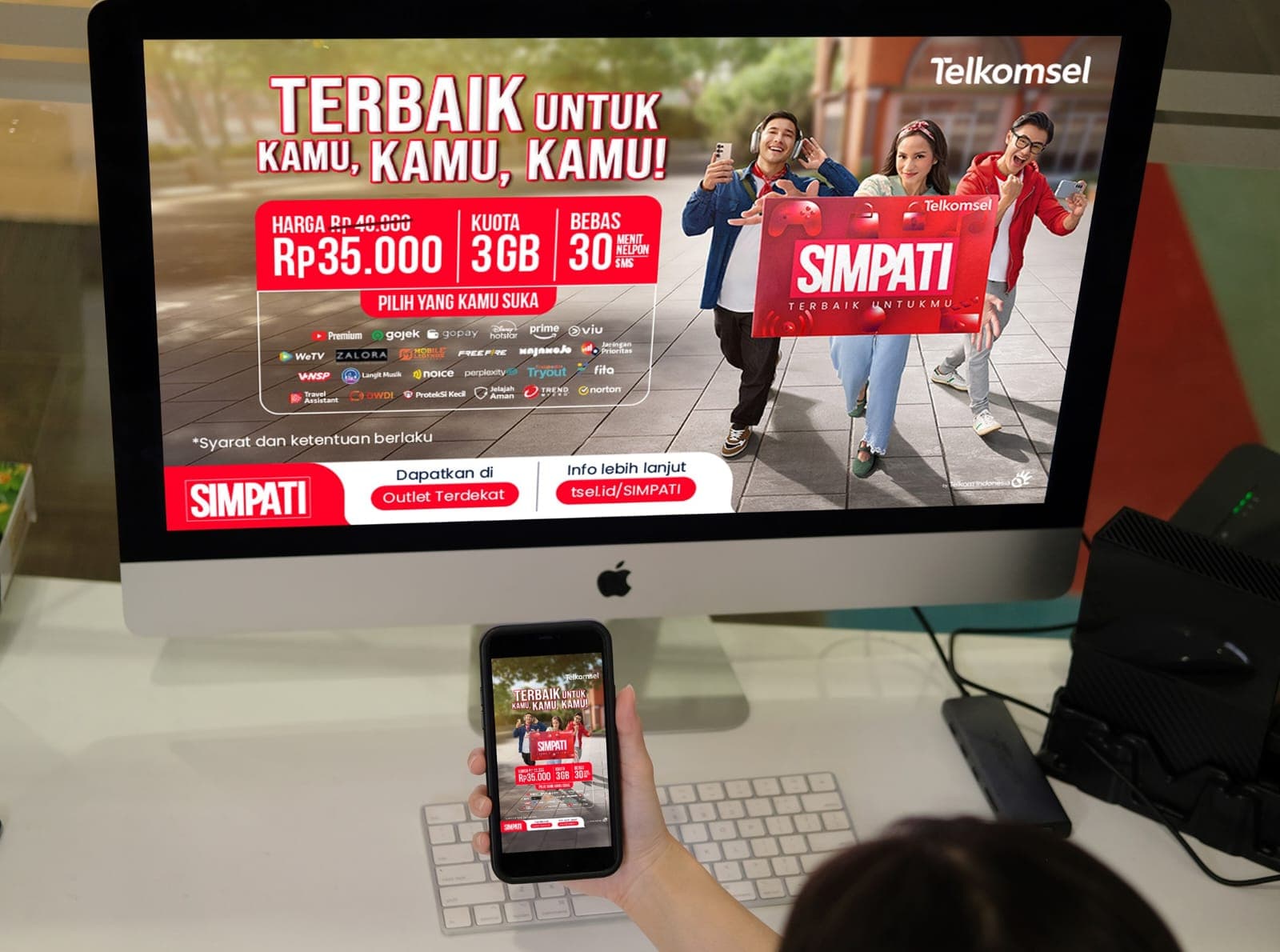Telkomsel dan WeTV Hadirkan Keuntungan Akses Berlangganan Melalui Paket SIMPATI Nonton