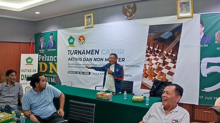 Turnamen Catur Aktivis dan Non Master Meriahkan HUT DNIKS ke-58, Ini Pesan Gus Choi