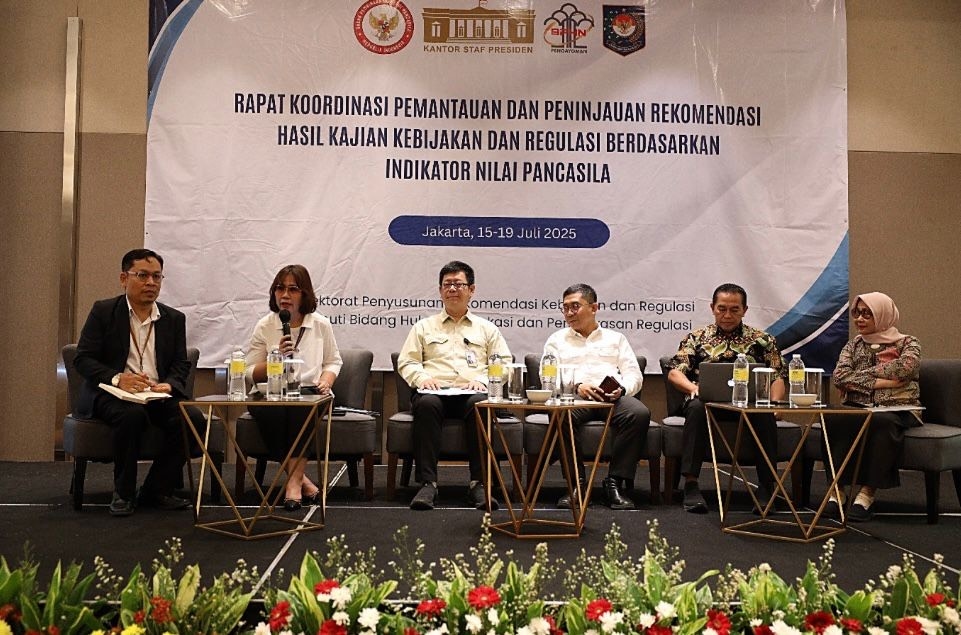 BPIP Kaji 210 Kebijakan Pemerintah, 10 Regulasi Bertentangan dengan Nilai Pancasila