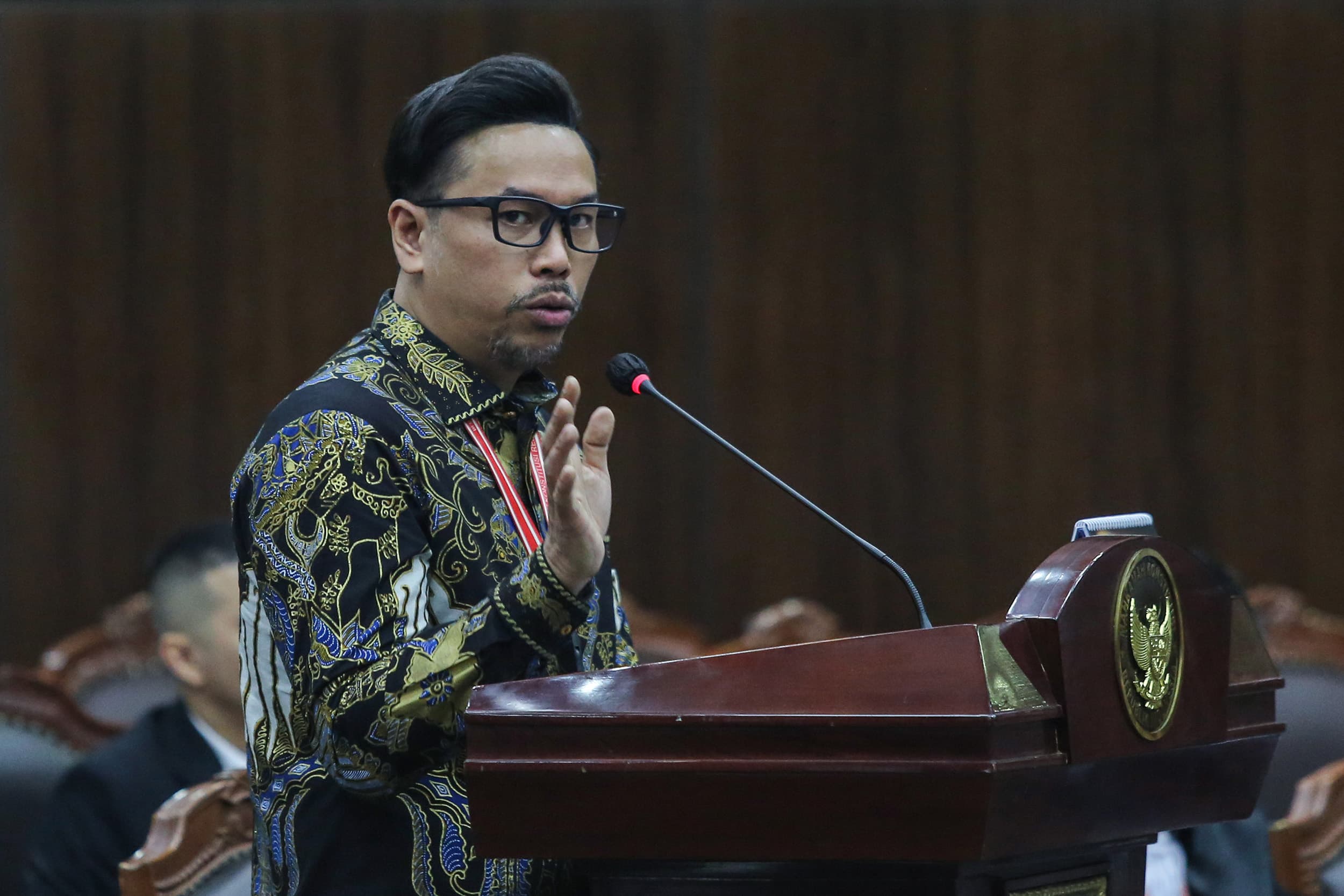 Sammy Simorangkir Nyanyi Lagu Sendiri Tapi Harus Bayar Rp5 Juta di Sidang UU Hak Cipta