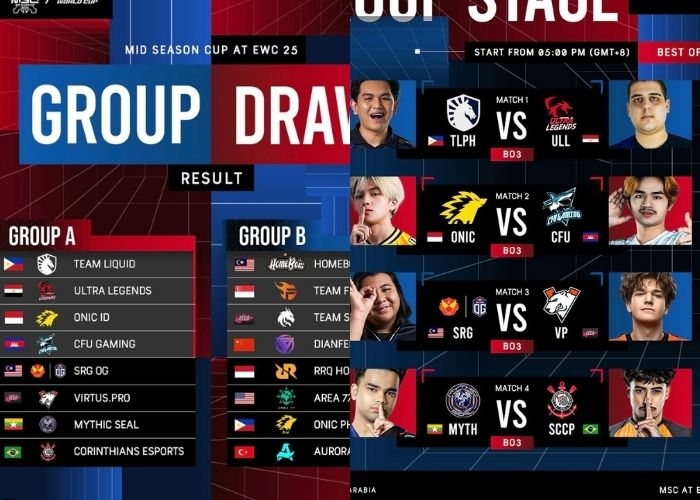 Jadwal MSC 2025 Terbaru, Cek Nama Tim Indonesia yang Bertanding Hari Ini!