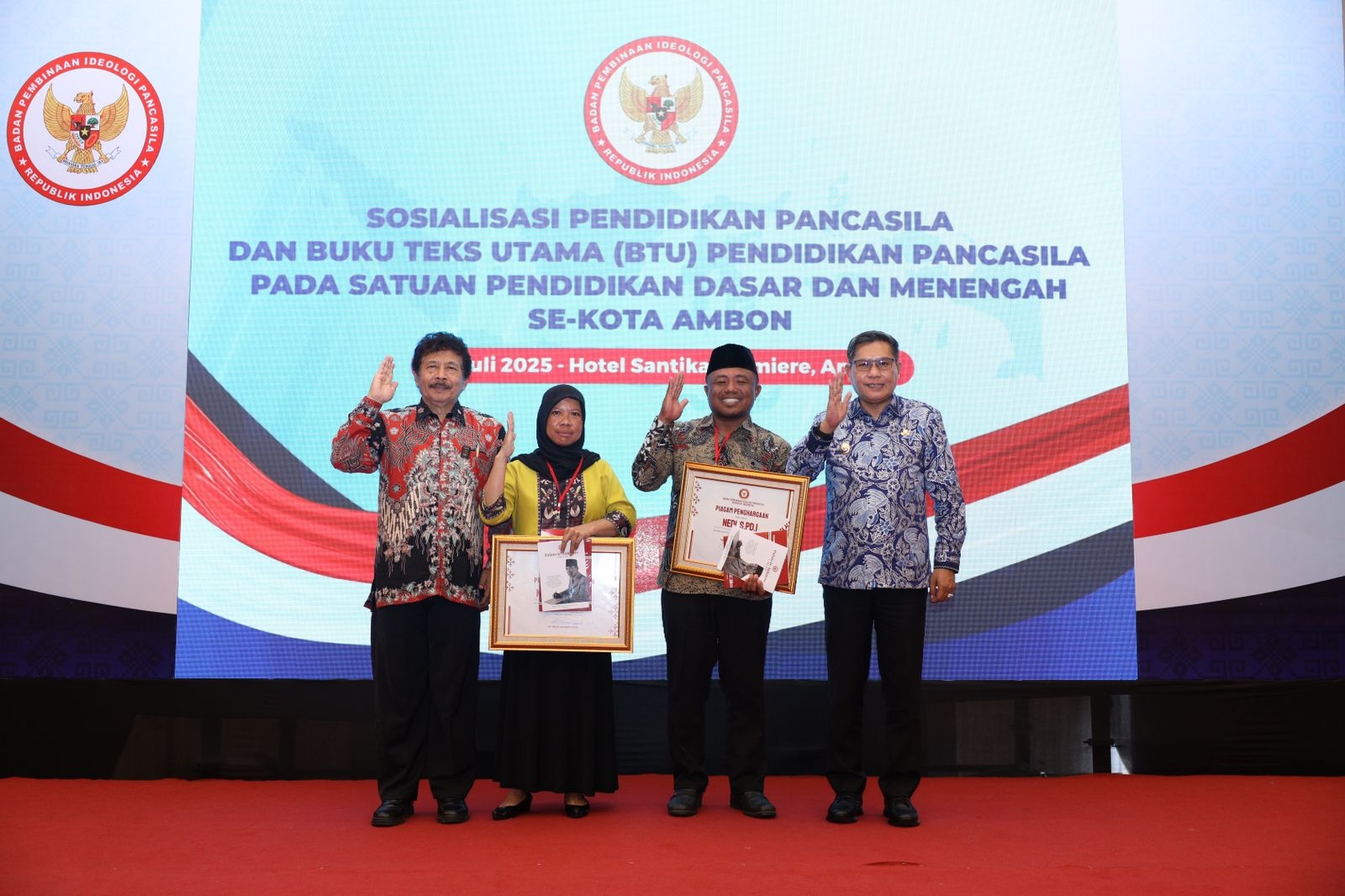 BPIP Sosialisasikan Buku Teks Utama Pendidikan Pancasila di Ambon, Perkuat Semangat Kebangsaan dalam Dunia Pendidikan